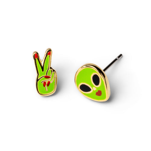 Alien Earrings