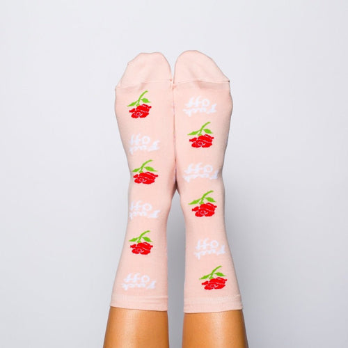 F*ck Off Crew Socks - Women's - Yellow Owl Workshop